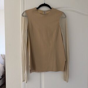 Helmut Lang Leather Top